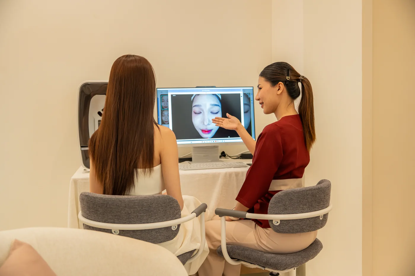 Skin analysis and consultation